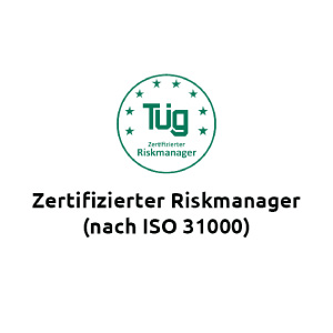 Zertifikat zertifizierter Risikomanager nach ISO 31000